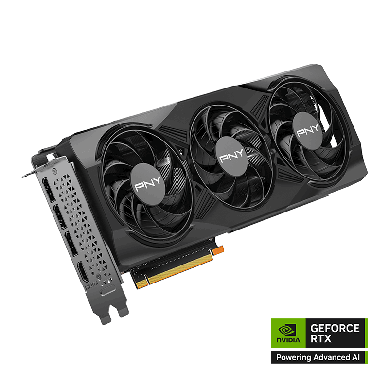 PNY Nvidia GeForce RTX 5070 OC Triple Fan | 12GB GDDR7 | 8K UHD (7680 x 4320) | RTX5070 OC GPU | Graphics Card