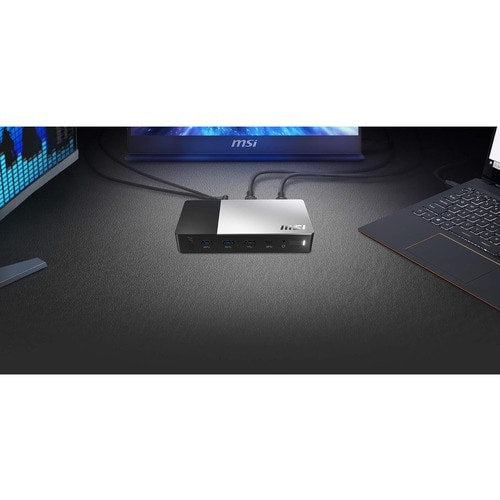 MSI USB-C Docking Station for Notebooks & Laptops | USB3.2 Gen2 / DP | 4k 3840x2160 | 5x USB Port