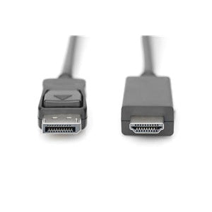 Digitus DisplayPort (M) to HDMI (M) 2m Monitor Cable