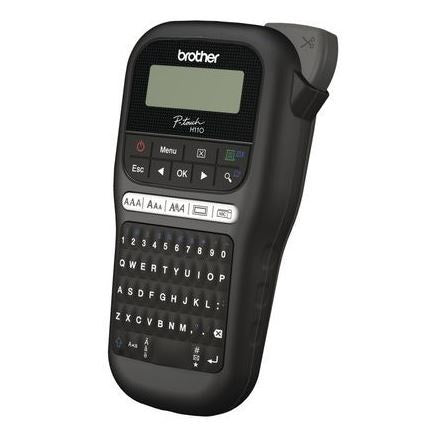 Brother PTH110BK Durable P-Touch Label Printer (Black)