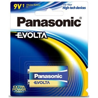 Panasonic Evolta 9V Alkaline Battery (1 Pack)