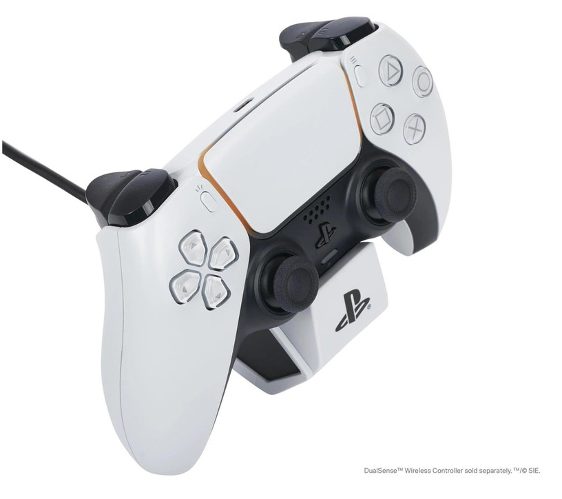 PowerA Solo Charging Station for PS5 DualSense & Edge Wireless Controllers (White/Black)