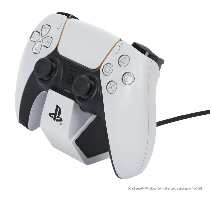 PowerA Solo Charging Station for PS5 DualSense & Edge Wireless Controllers (White/Black)