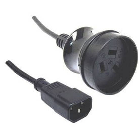 Dynamix Power Cord - 10A/250V UPS IEC M to 3 Pin Power F 0.5m