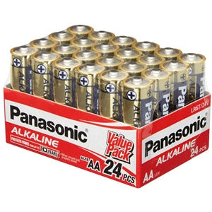 Panasonic AA Alkaline Battery (24 Pack)