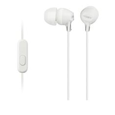 Sony MDR-EX15APW Wired In-Ear Headphones with Smart Phone Control (White)