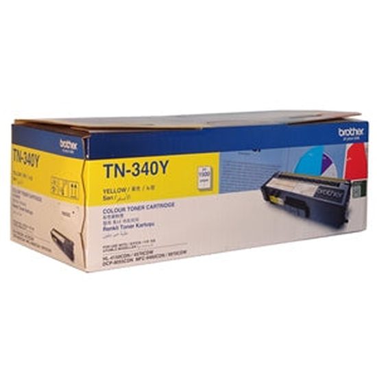 Brother TN-340Y Yellow Toner