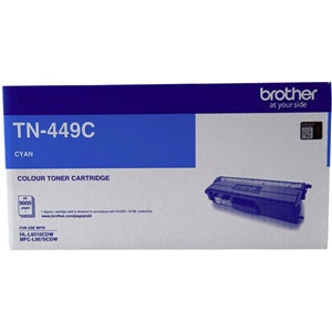 Brother TN-449C Cyan Toner