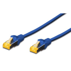 Digitus S-FTP CAT6A Patch Lead - 0.25M Blue