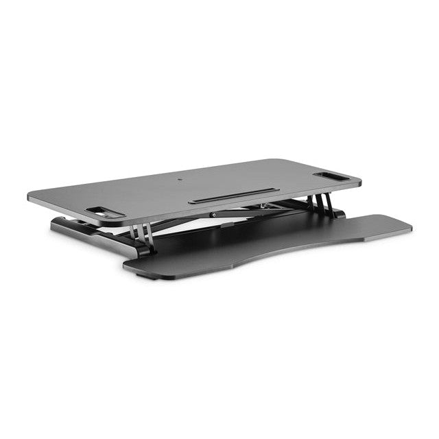 Digitus DA-90380-1 Ergonomic Height Adjustable Workspace Riser - Sit & Stand (Black)