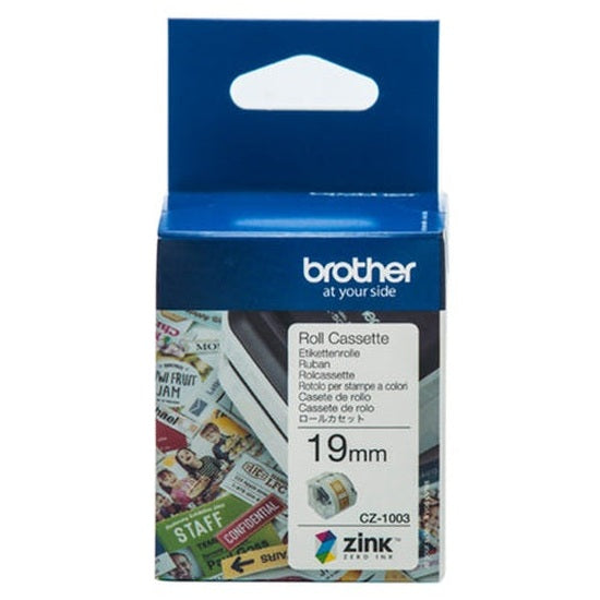 Brother CZ-1003 19mm Printable Roll Cassette