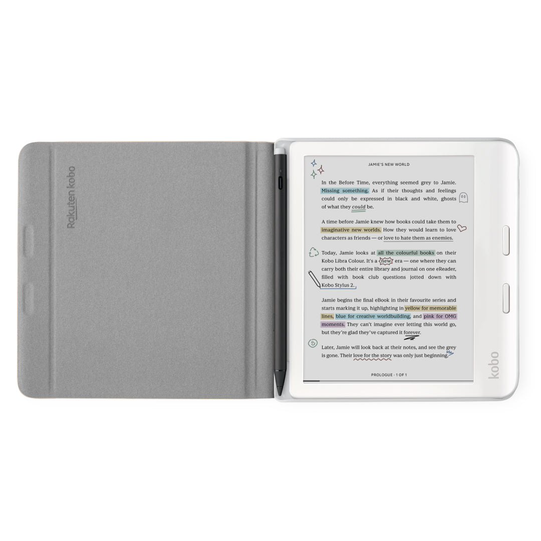 Kobo Libra Colour | 2024 | Notebook Sleepcover Case (Sand Beige)