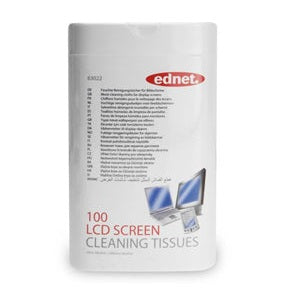 Ednet Screen Cleaning Wipes Tub of 100
