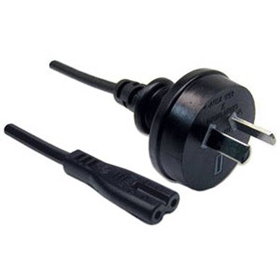 Digitus 2 Pin Power Lead M to Figure 8 M 2m Power Cable - Bulk