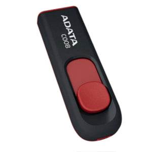 Adata C008 Retractable USB 2.0 32GB Flash Drive (Red/Black) - SavvyBadger.co.nz