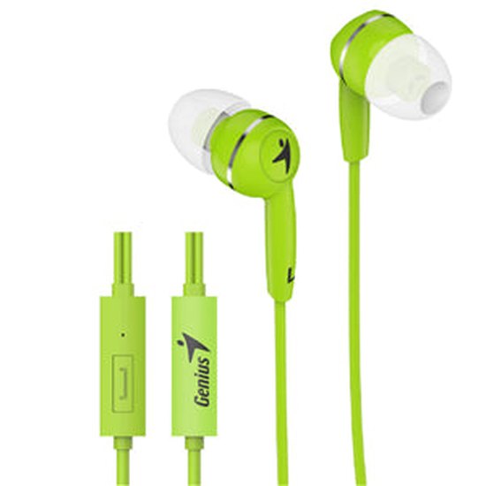 Genius HS-M320 In-Ear Headphones with Inline Mic Green