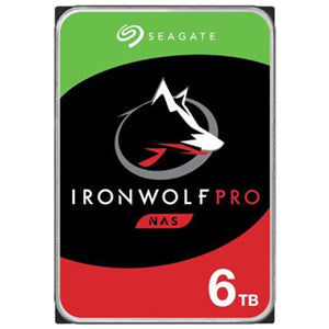 Seagate IronWolf Pro 6TB SATA 3.5" 7200RPM 256MB HDD (5 Years Warranty)