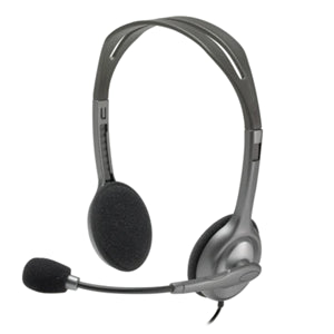 Logitech H110 Wired Stereo Headset with Noise-Cancelling Microphone