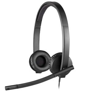 Logitech H570e USB Wired Stereo Headset with Noise-Cancelling Mic