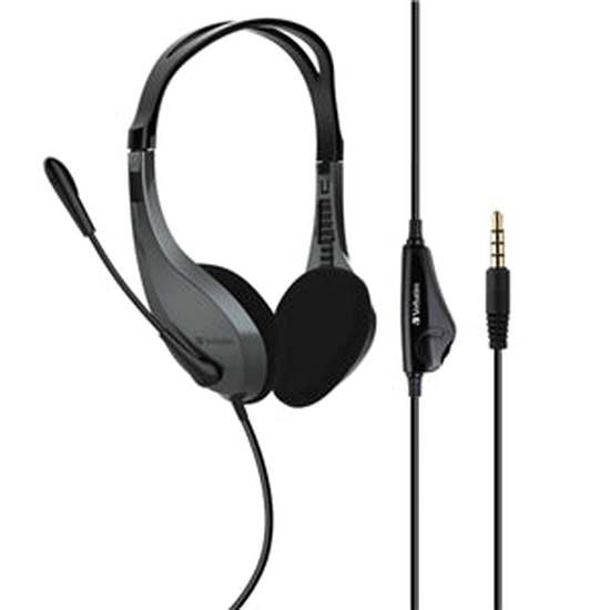 Verbatim Multimedia Wired Headset with Microphone Single 3.5mm