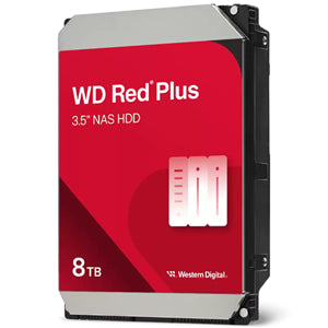 WD Red Plus 8TB SATA 3.5" Intellipower 256MB 5640RPM NAS HDD (3 Years Warranty)