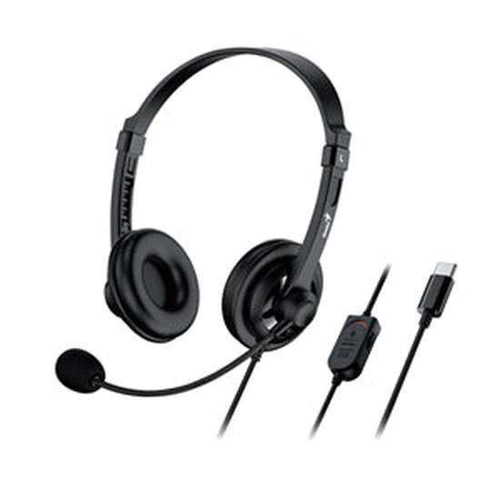 Genius HS-230U USB-C Wired Headset with Microphone