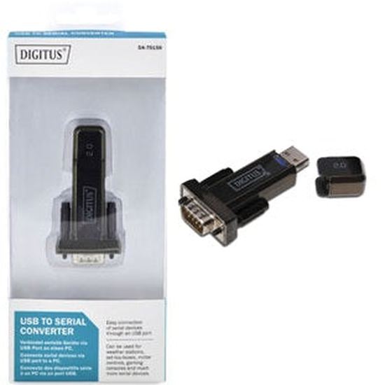 Digitus USB 2.0 Type A M to Serial RS232 M Mini Adapter
