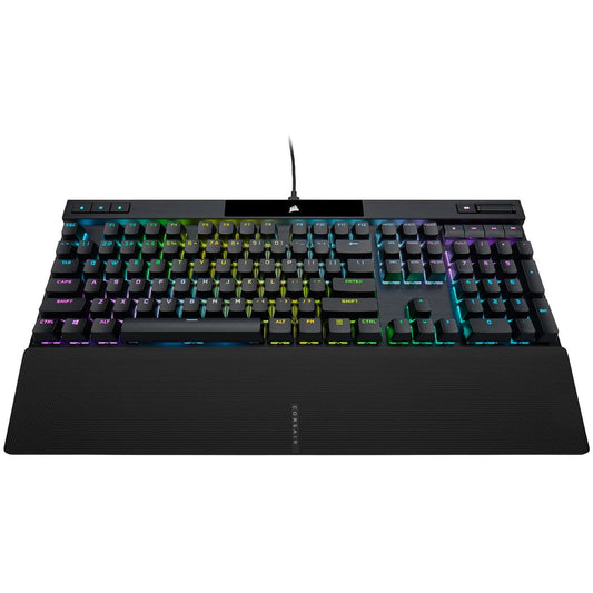 Corsair K70 RGB Pro Mechanical Gaming Keyboard Backlit RGB LED Cherry MX Speed Silver PBT Keycaps Black