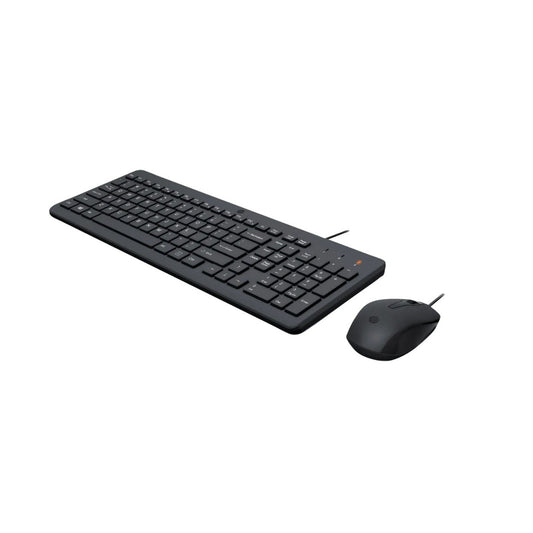HP 150 USB Wired Mouse & Keyboard Combo 240J7AA Black