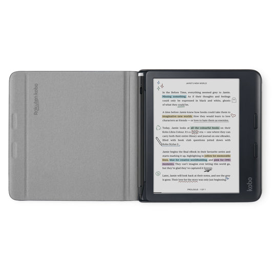 Kobo Libra Colour | 2024 | Notebook Sleepcover Case (Black)