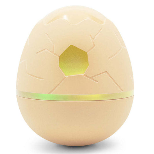 Cheerble Wicked Egg - Interactive Treat Dispensing Cat & Dog Toy (Apricot)