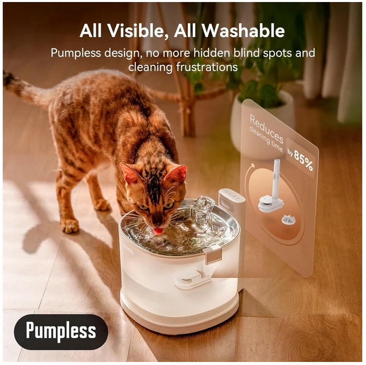 Cheerble Elfin E1 Pet Water Fountain 2L (AC Powered)