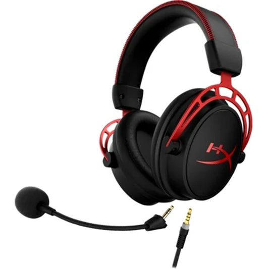 HyperX Cloud Alpha Wired Over-Ear Stereo Gaming Headset 3.5mm (Black/Red)
