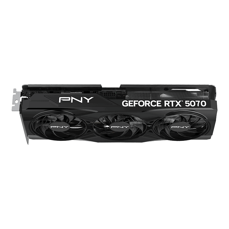 PNY Nvidia GeForce RTX 5070 OC Triple Fan | 12GB GDDR7 | 8K UHD (7680 x 4320) | RTX5070 OC GPU | Graphics Card