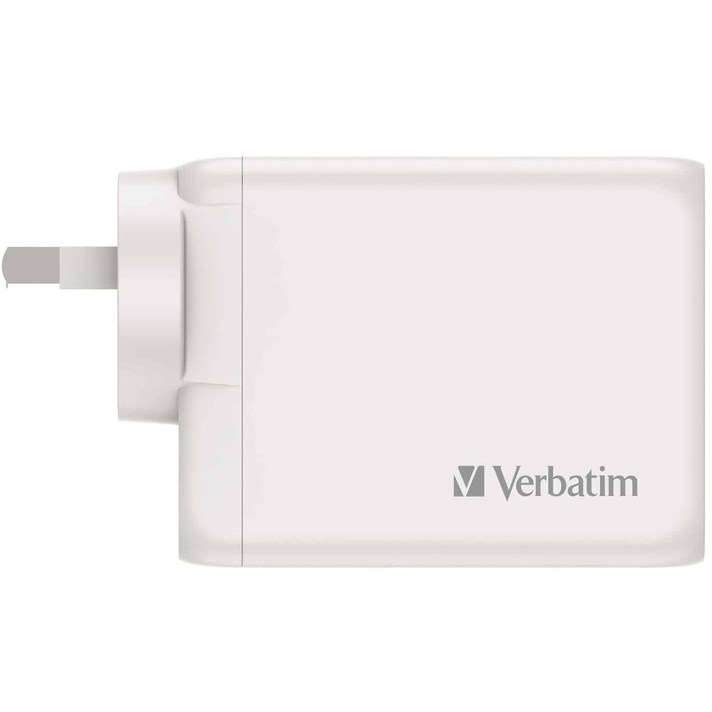 Verbatim 66966 GaN 4-Port Fast-Charger 100W with 3x USB-C and 1x USB-A Port