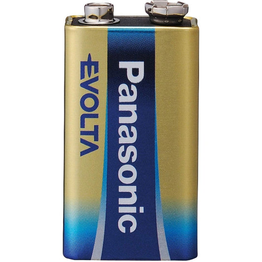 Panasonic Evolta 9V Premium Alkaline Battery 9 Volt 6LR61EG/1B (1 Pack)