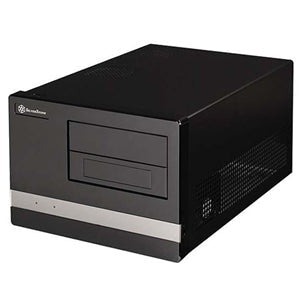 SilverStone SG02B-F Sugo mATX Black Cube SFF Case 23L