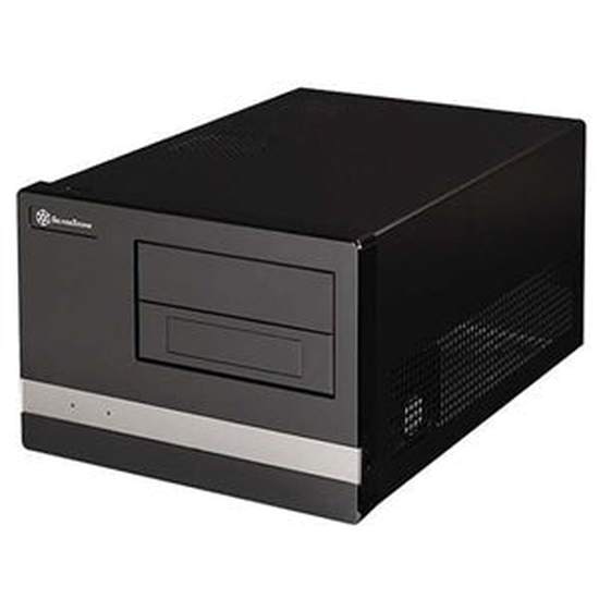 SilverStone SG02B-F Sugo mATX Black Cube SFF Case 23L