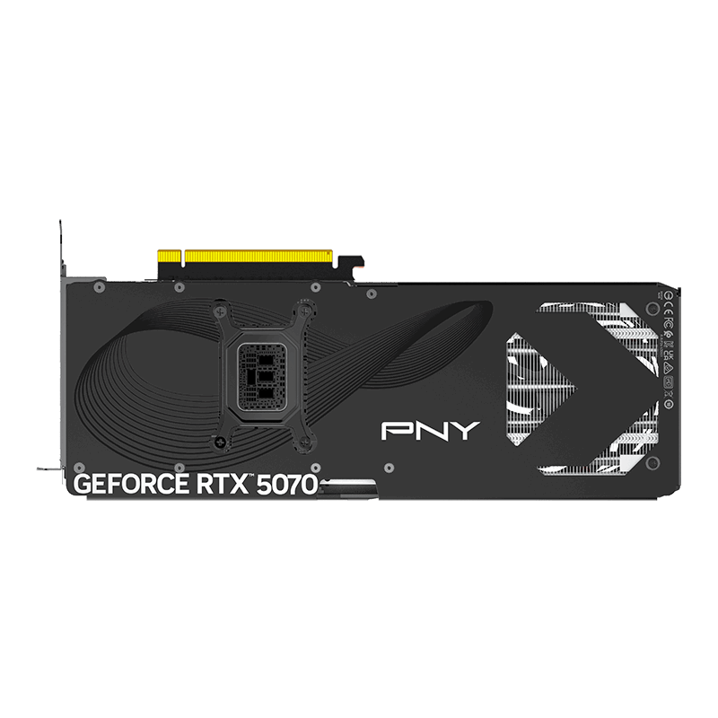 PNY Nvidia GeForce RTX 5070 OC Triple Fan | 12GB GDDR7 | 8K UHD (7680 x 4320) | RTX5070 OC GPU | Graphics Card