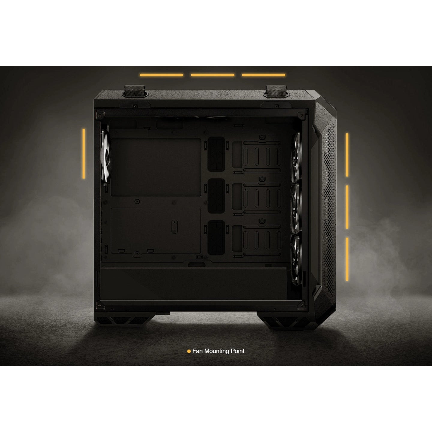 ASUS TUF Gaming GT501 Temp Glass Mid-Tower Gaming Case (Black)