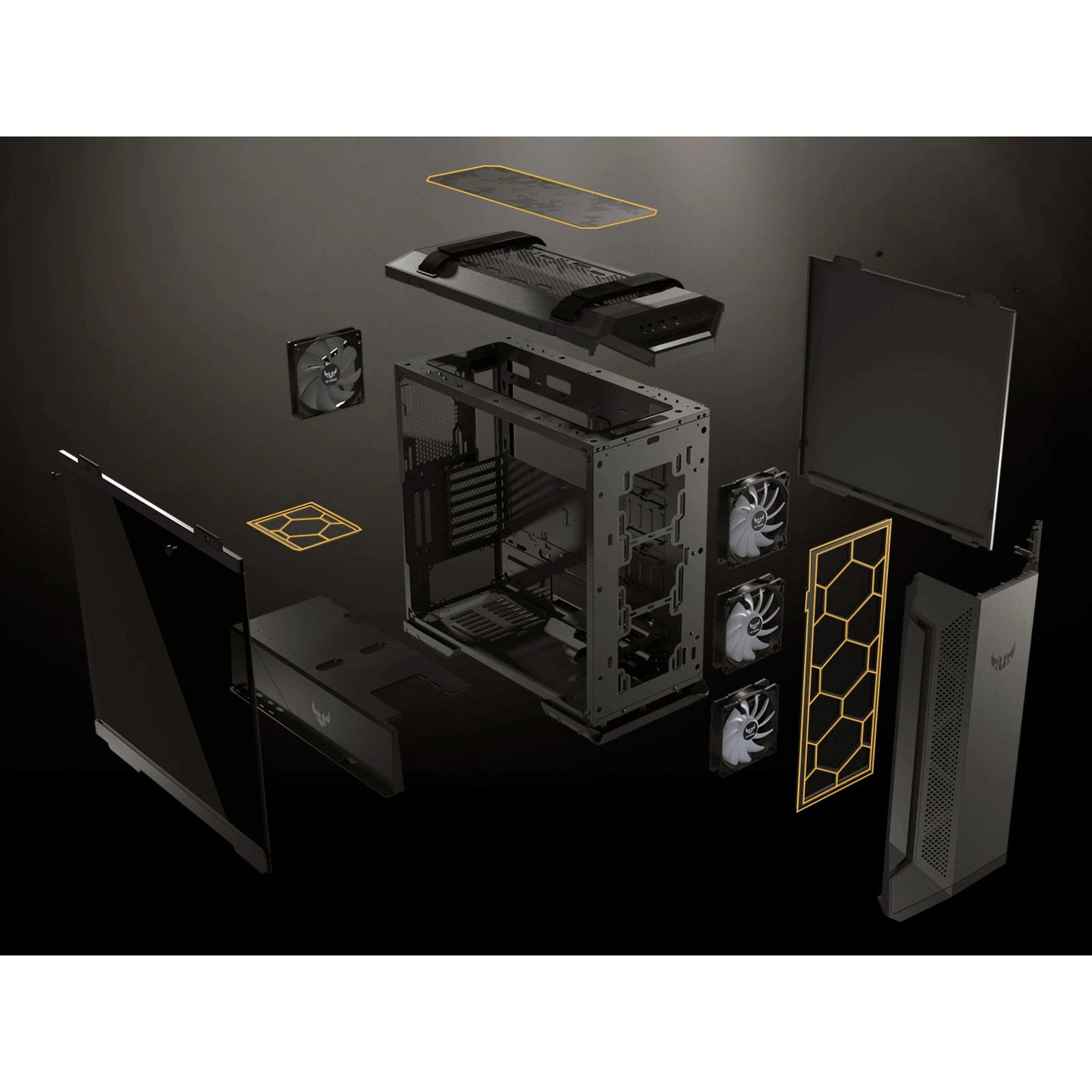 ASUS TUF Gaming GT501 Temp Glass Mid-Tower Gaming Case (Black)