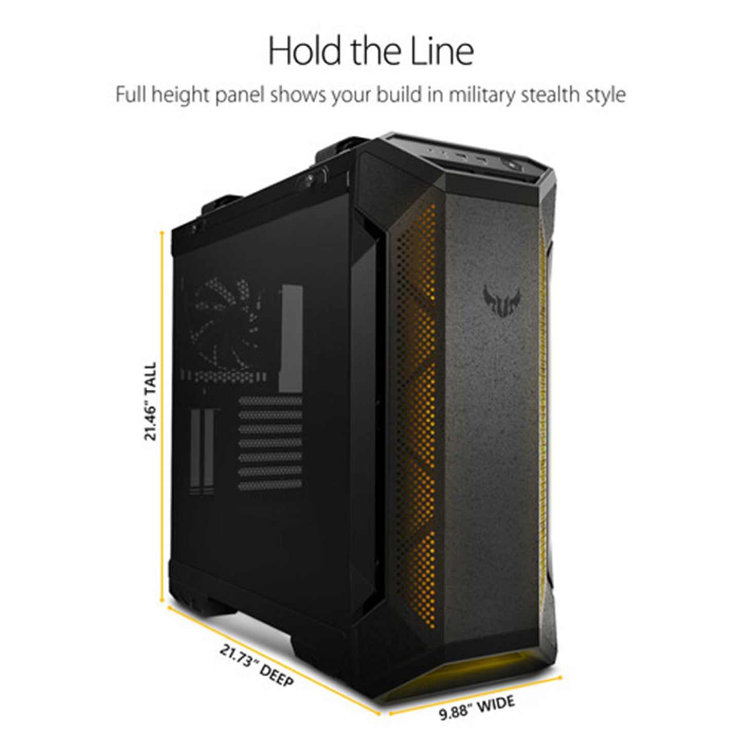 ASUS TUF Gaming GT501 Temp Glass Mid-Tower Gaming Case (Black)