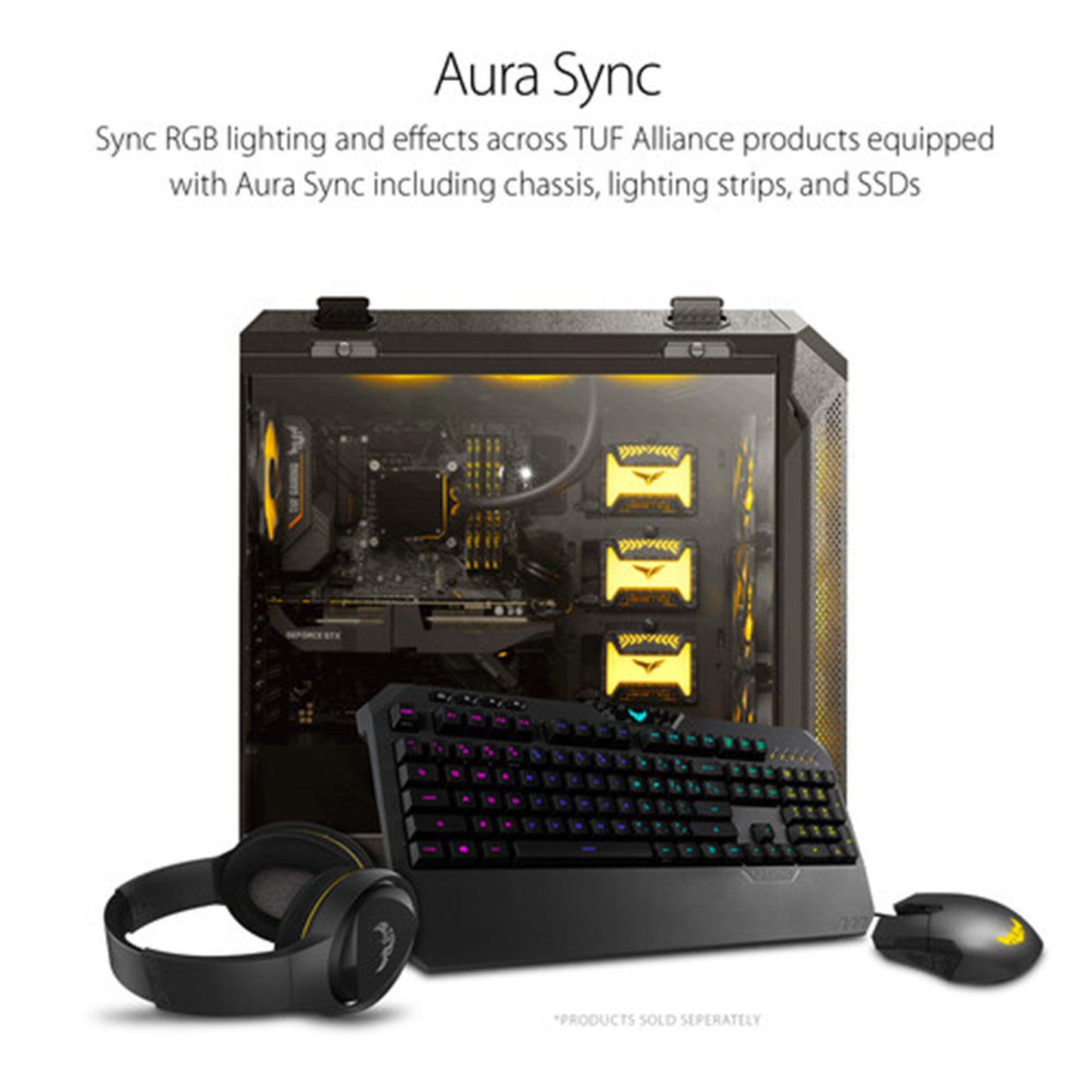 ASUS TUF Gaming GT501 Temp Glass Mid-Tower Gaming Case (Black)