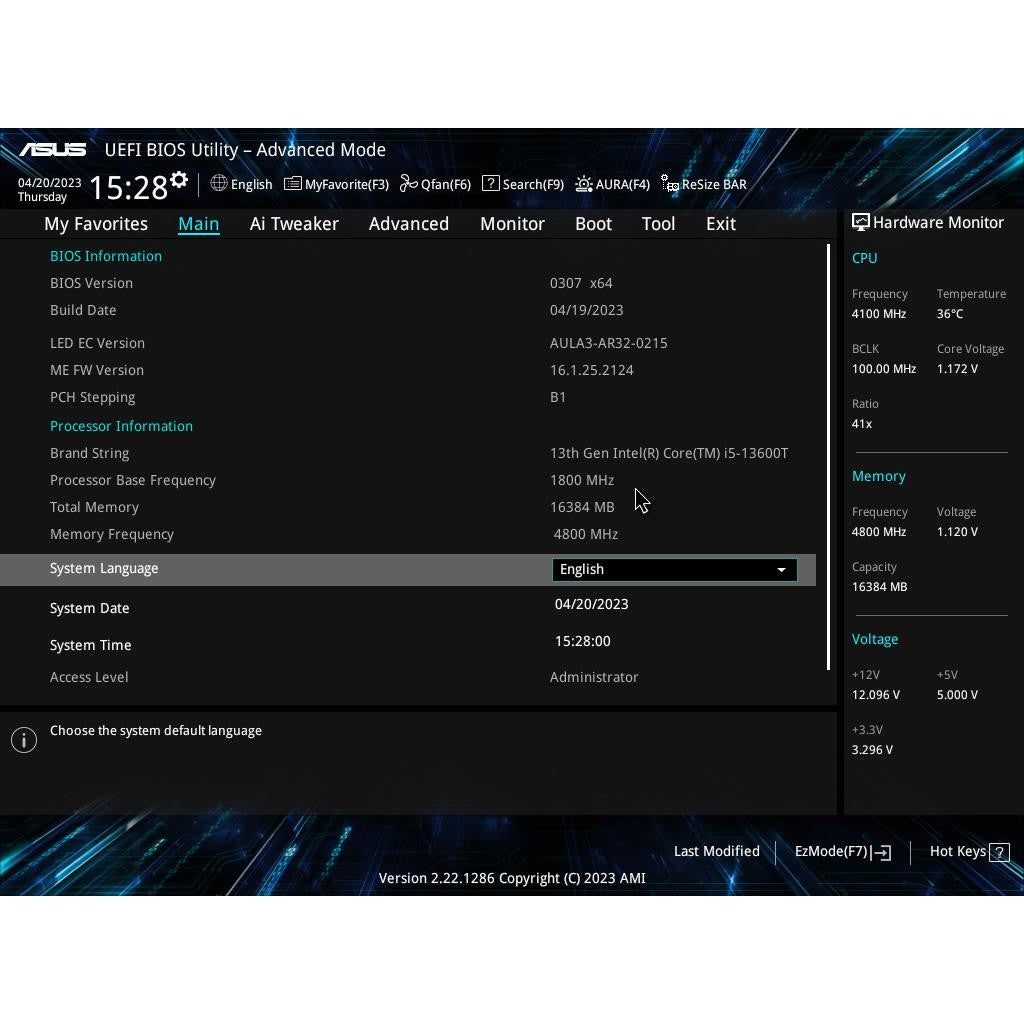 Asus B760M-AYW WIFI mATX Motherboard | Intel Socket LGA1700 - B760 Chipset