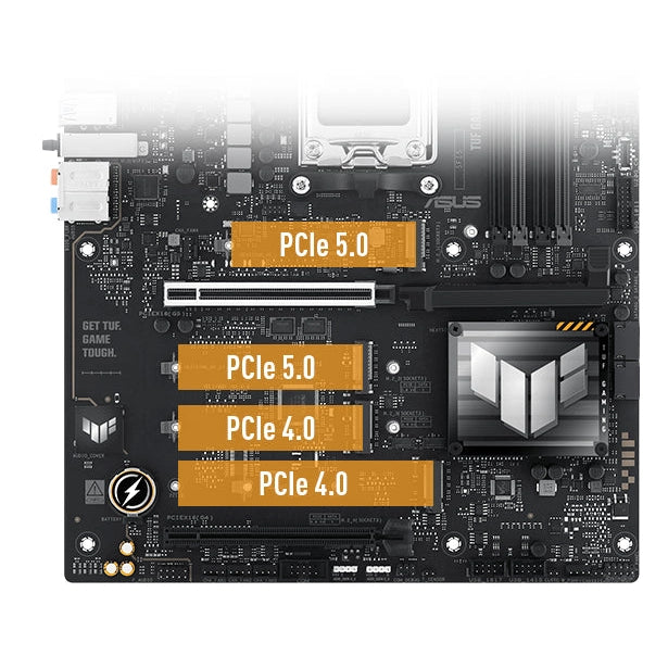 Asus TUF Gaming X870-Plus 192GB DDR5 WIFI ATX Motherboard - Socket AM5 - AMD X870 Chipset