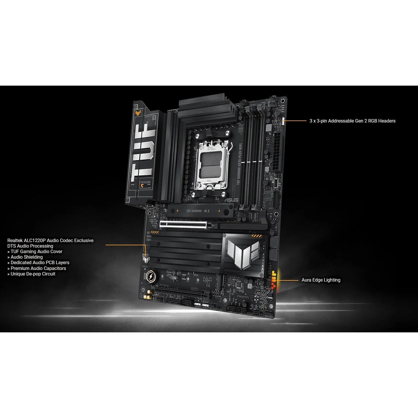 Asus TUF Gaming X870-Plus 192GB DDR5 WIFI ATX Motherboard - Socket AM5 - AMD X870 Chipset