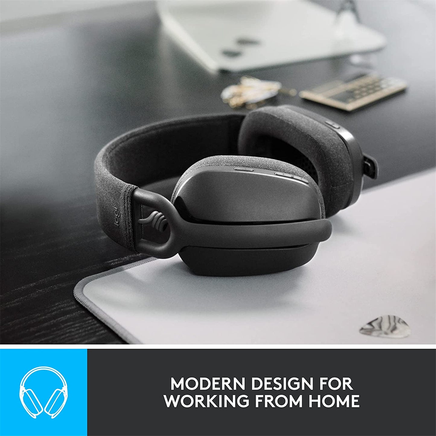 Logitech Zone Vibe 100 Wireless Over-Ear Headset (Graphite)