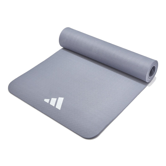 Adidas Yoga Mat Pilates Fitness Stretch Training 8mm (Silver Violet)