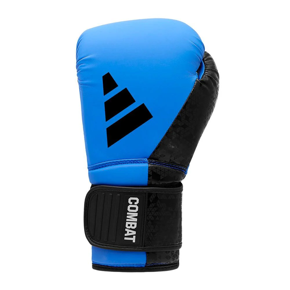 Adidas Combat 50 Boxing Gloves (Blue Rash/Black) - Combat Sports Glove