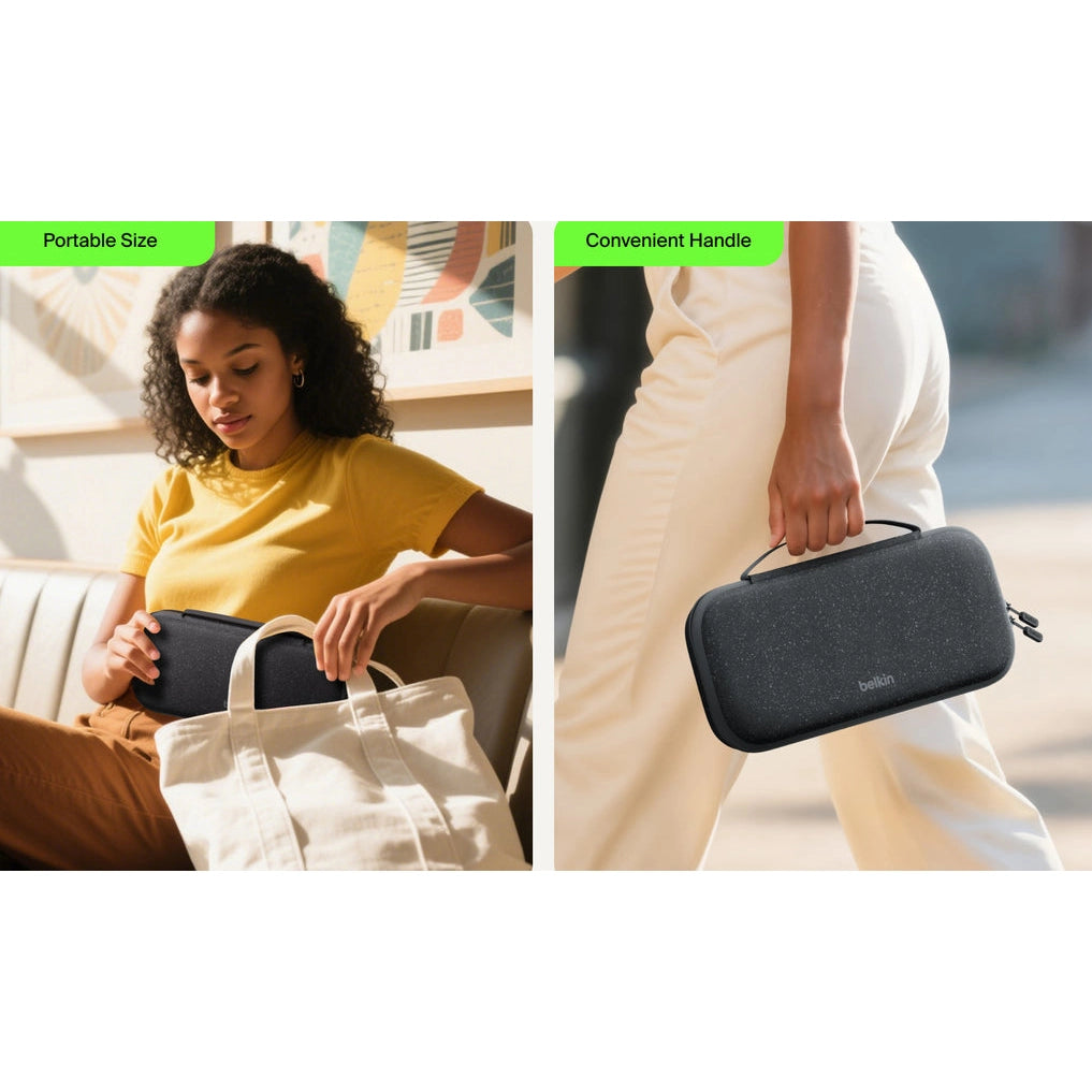 Belkin Gaming Charging Case for Nintendo Switch 2 with Power Bank and USB-C Cable (Charcoal)